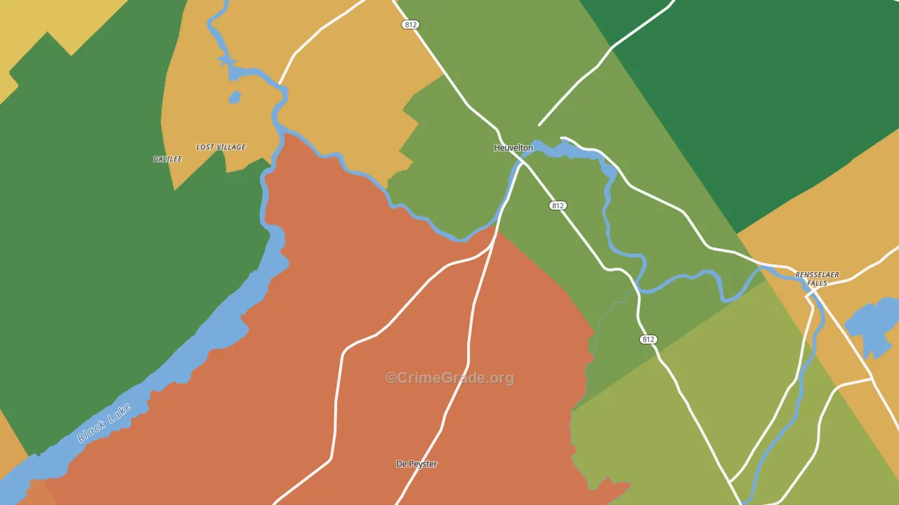 13654, NY Map of Theft Rates