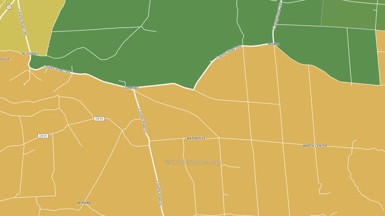 13659, NY Map of Theft Rates