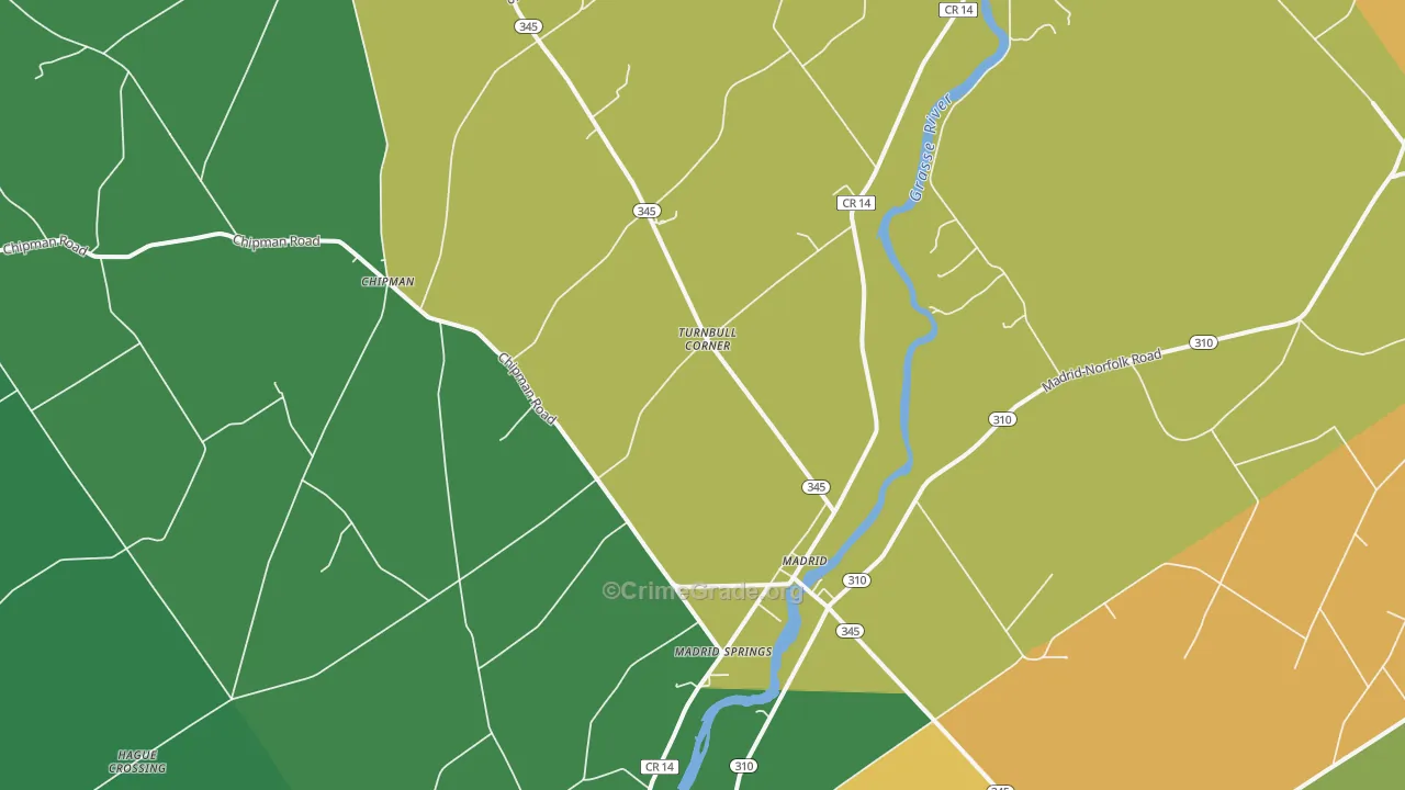 13660, NY Map of Theft Rates