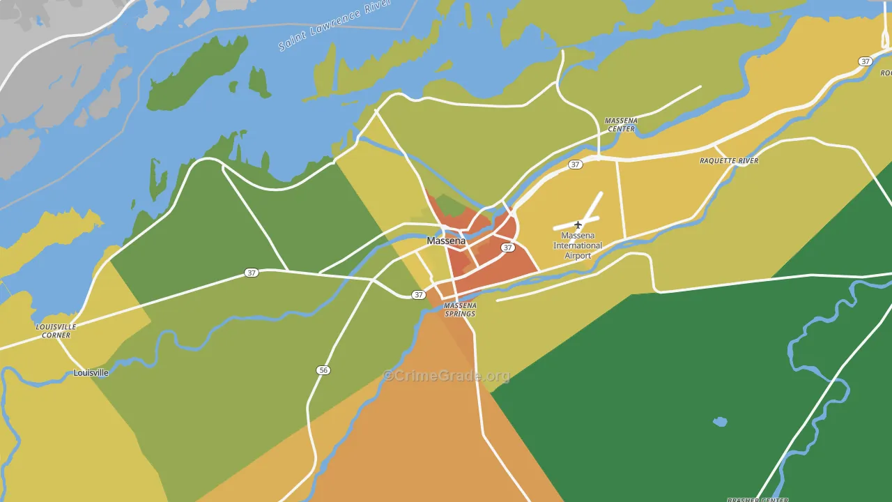 13662, NY Map of Theft Rates