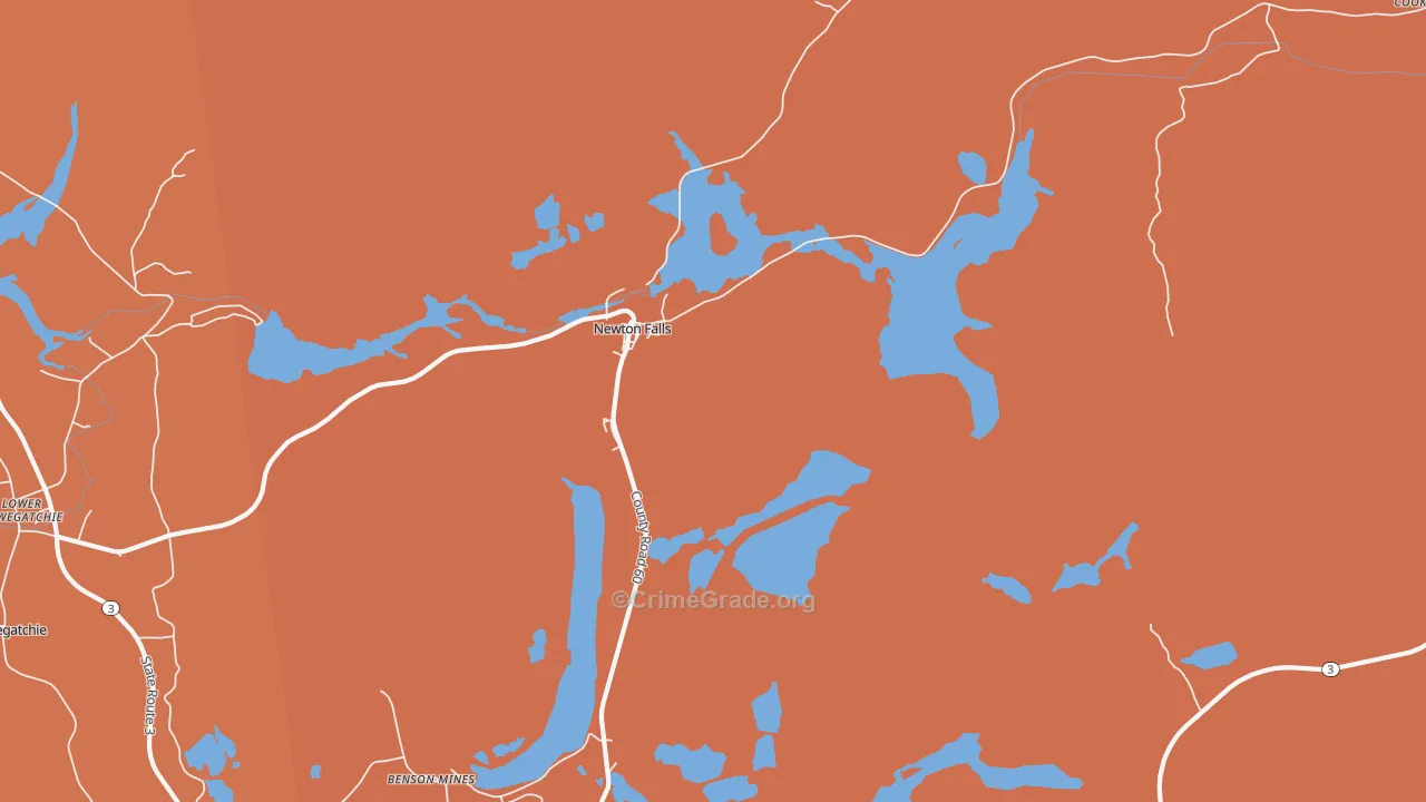 13666, NY Map of Theft Rates