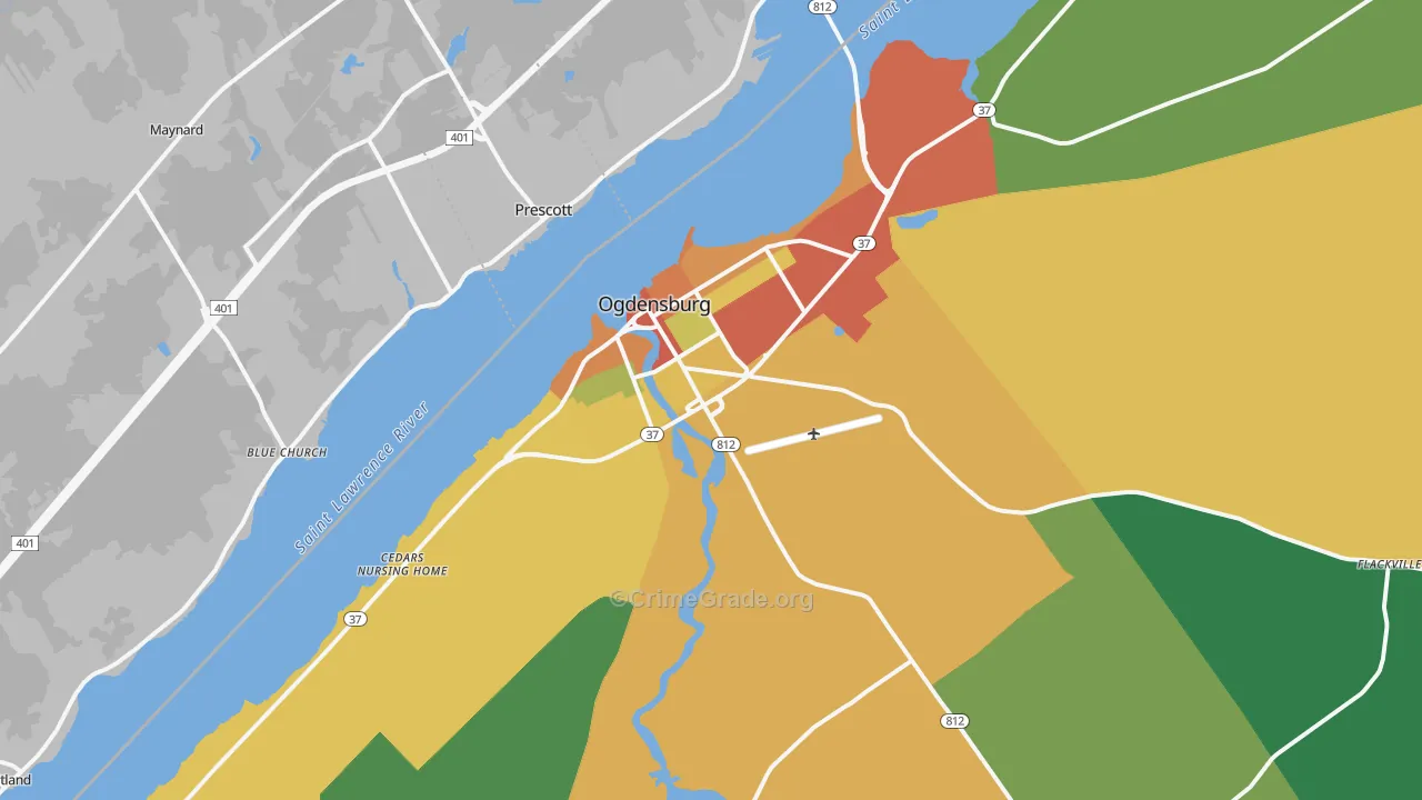 13669, NY Map of Theft Rates
