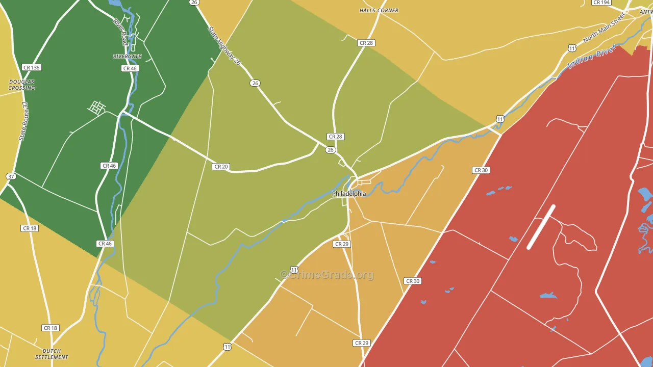 13673, NY Map of Theft Rates