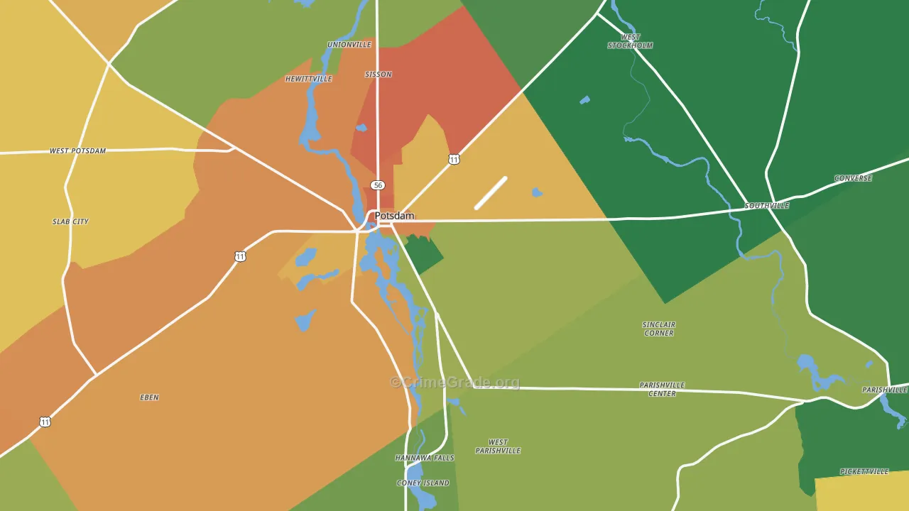 13676, NY Map of Theft Rates