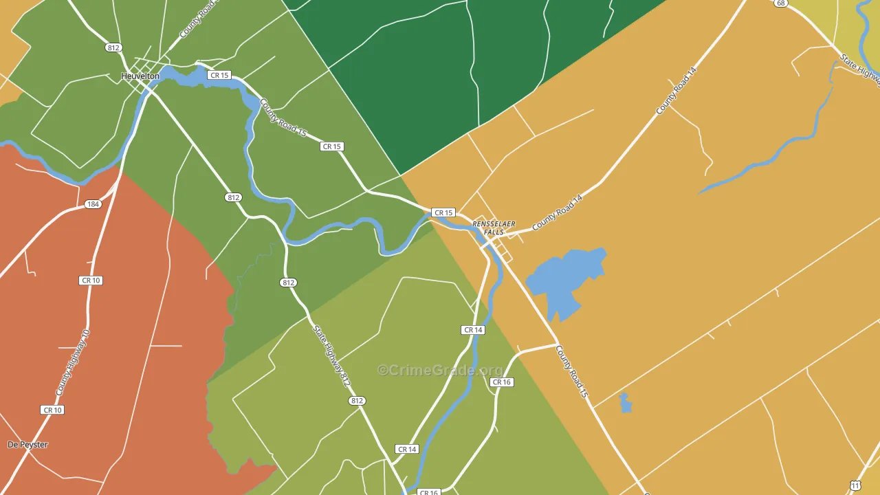 13680, NY Map of Theft Rates