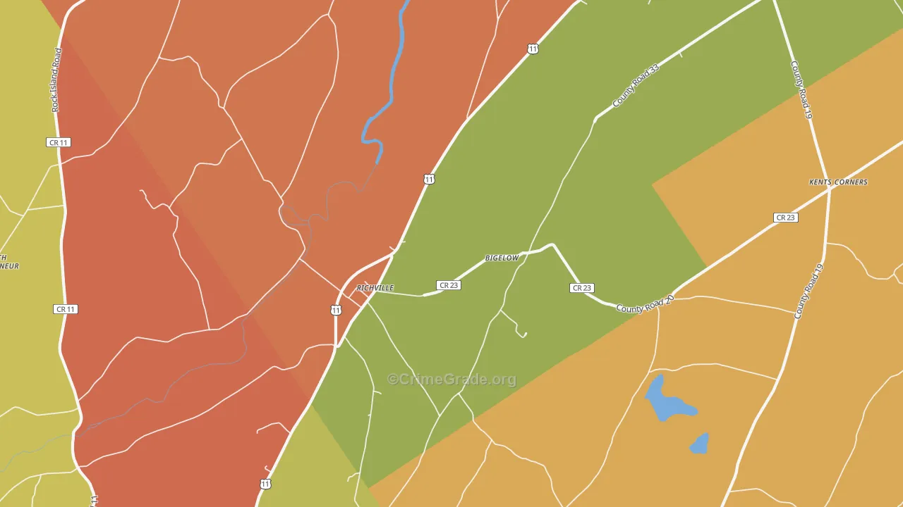 13681, NY Map of Theft Rates