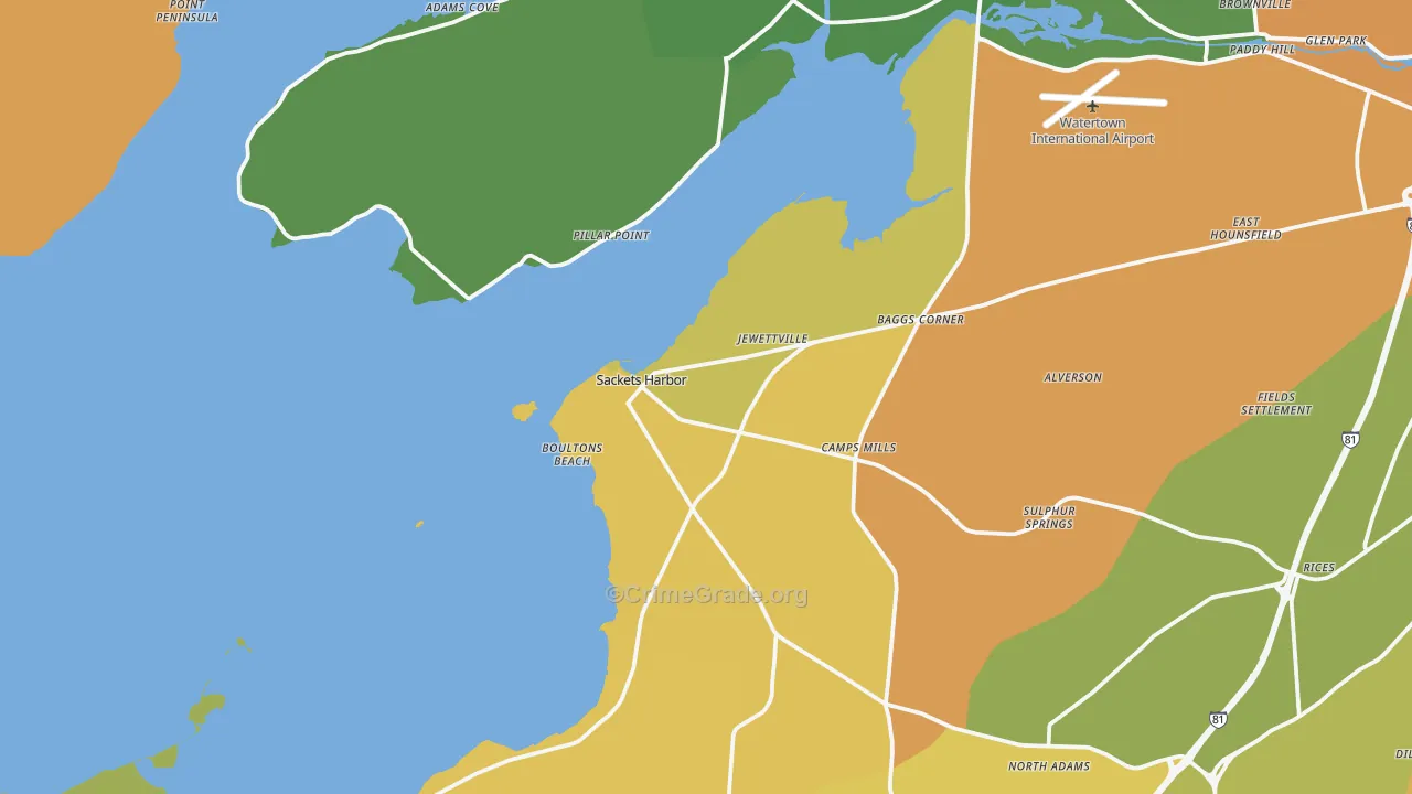 13685, NY Map of Theft Rates