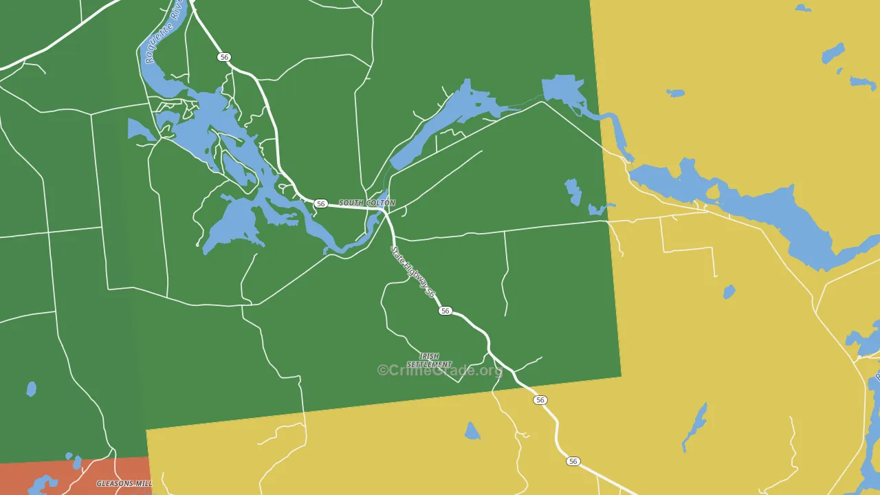 13687, NY Map of Theft Rates