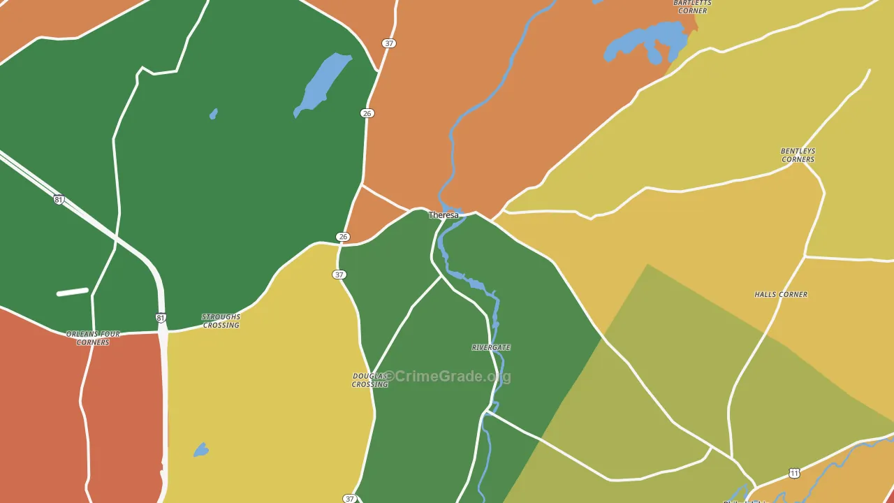 13691, NY Map of Theft Rates