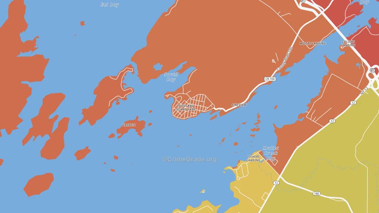 13692, NY Map of Theft Rates