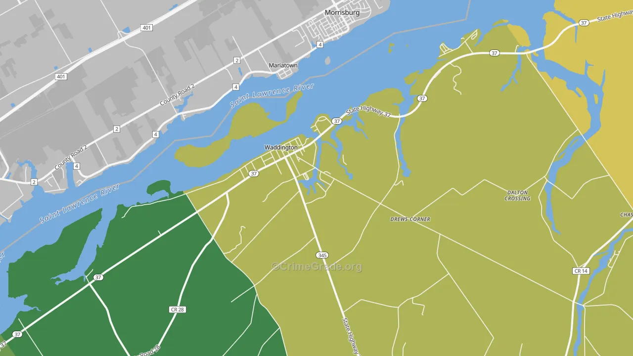 13694, NY Map of Theft Rates