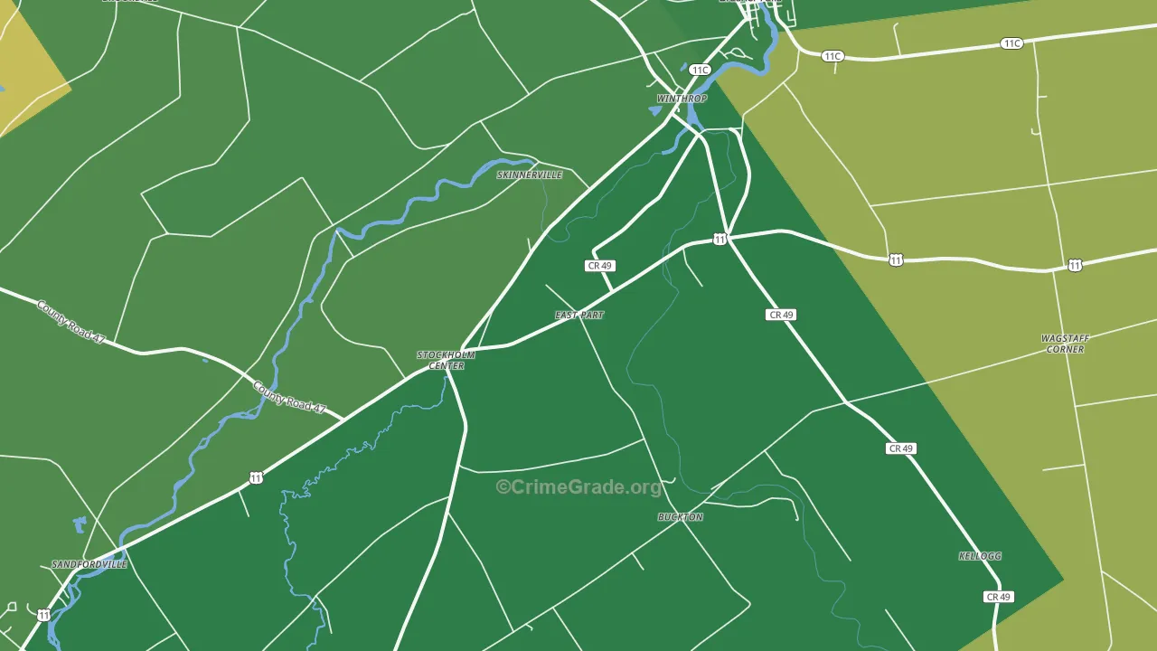 13697, NY Map of Theft Rates