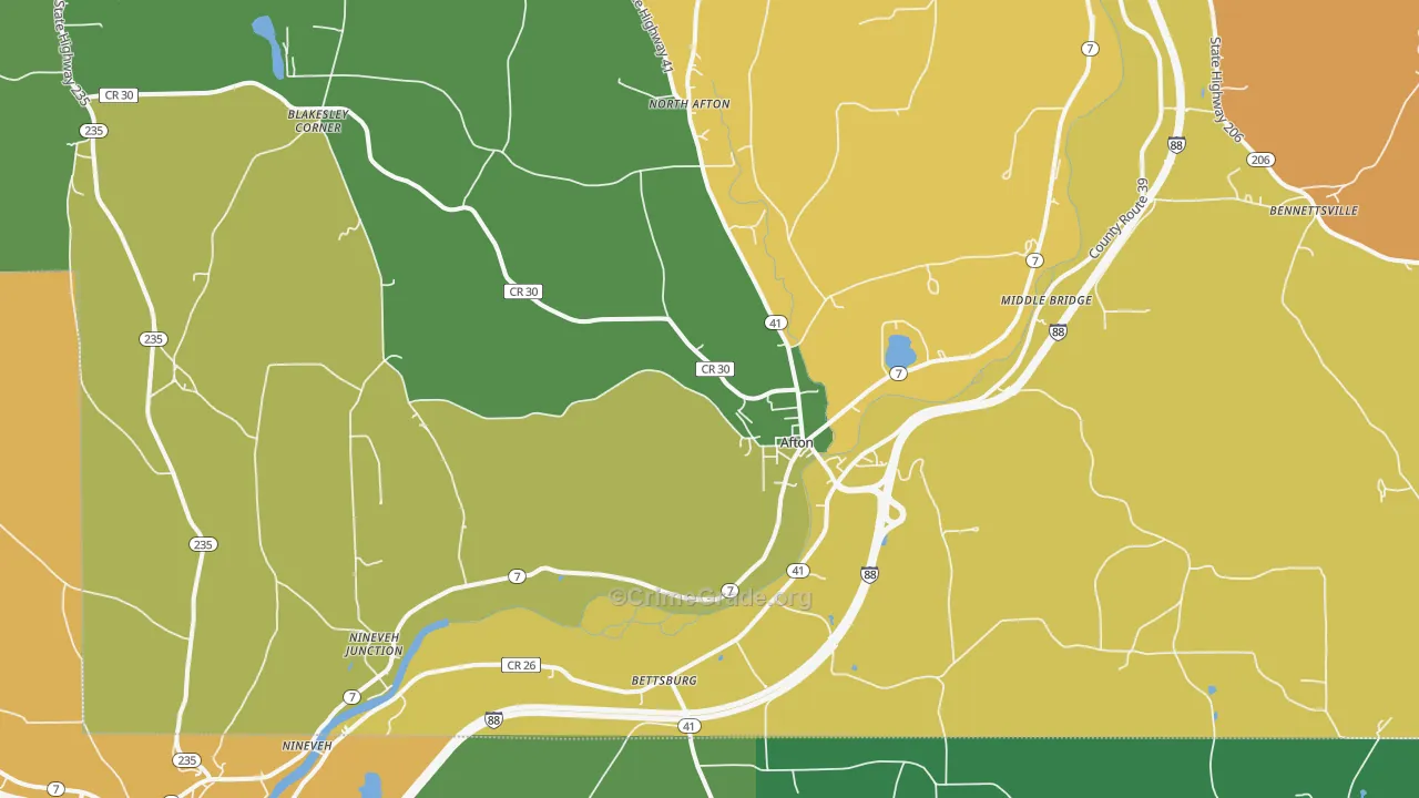 13730, NY Map of Theft Rates