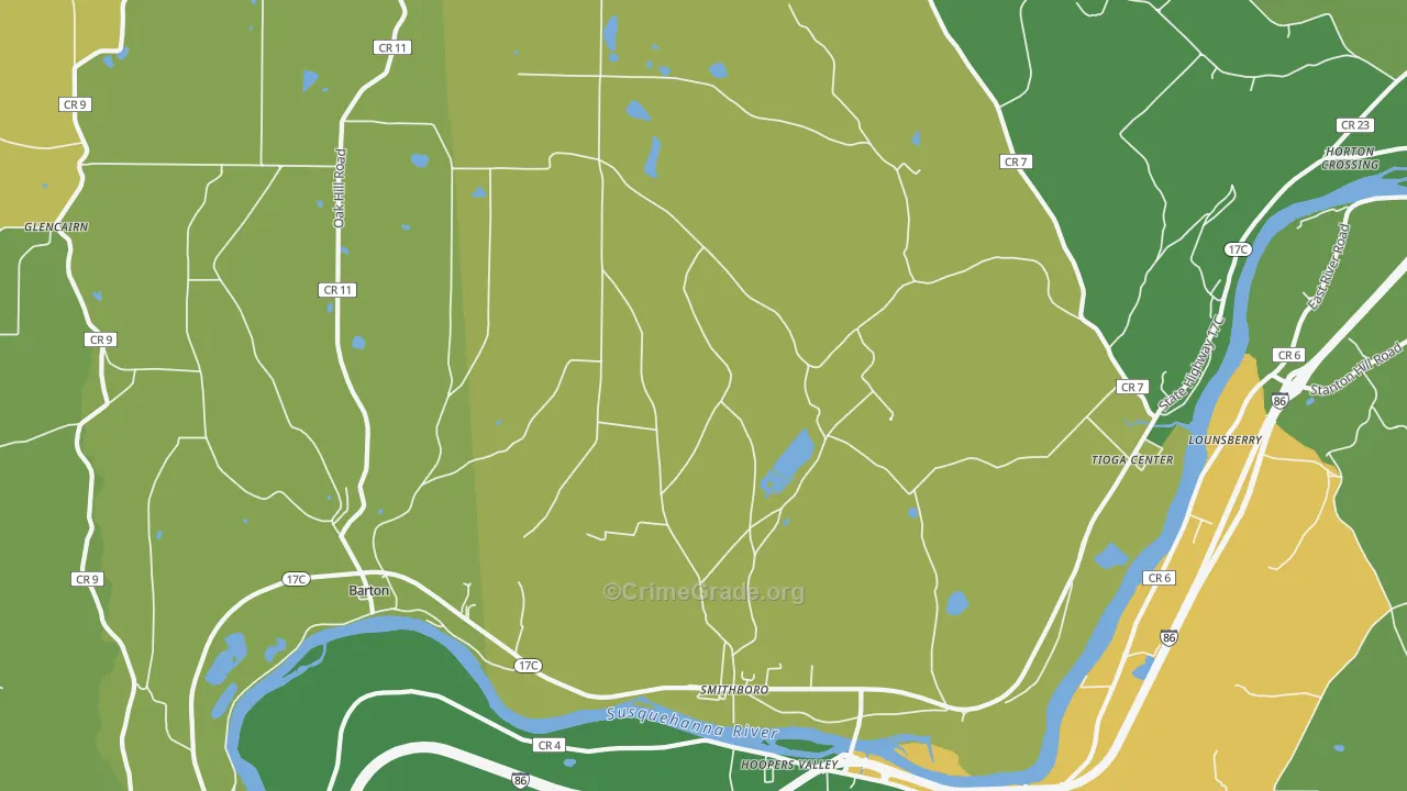 13734, NY Map of Theft Rates