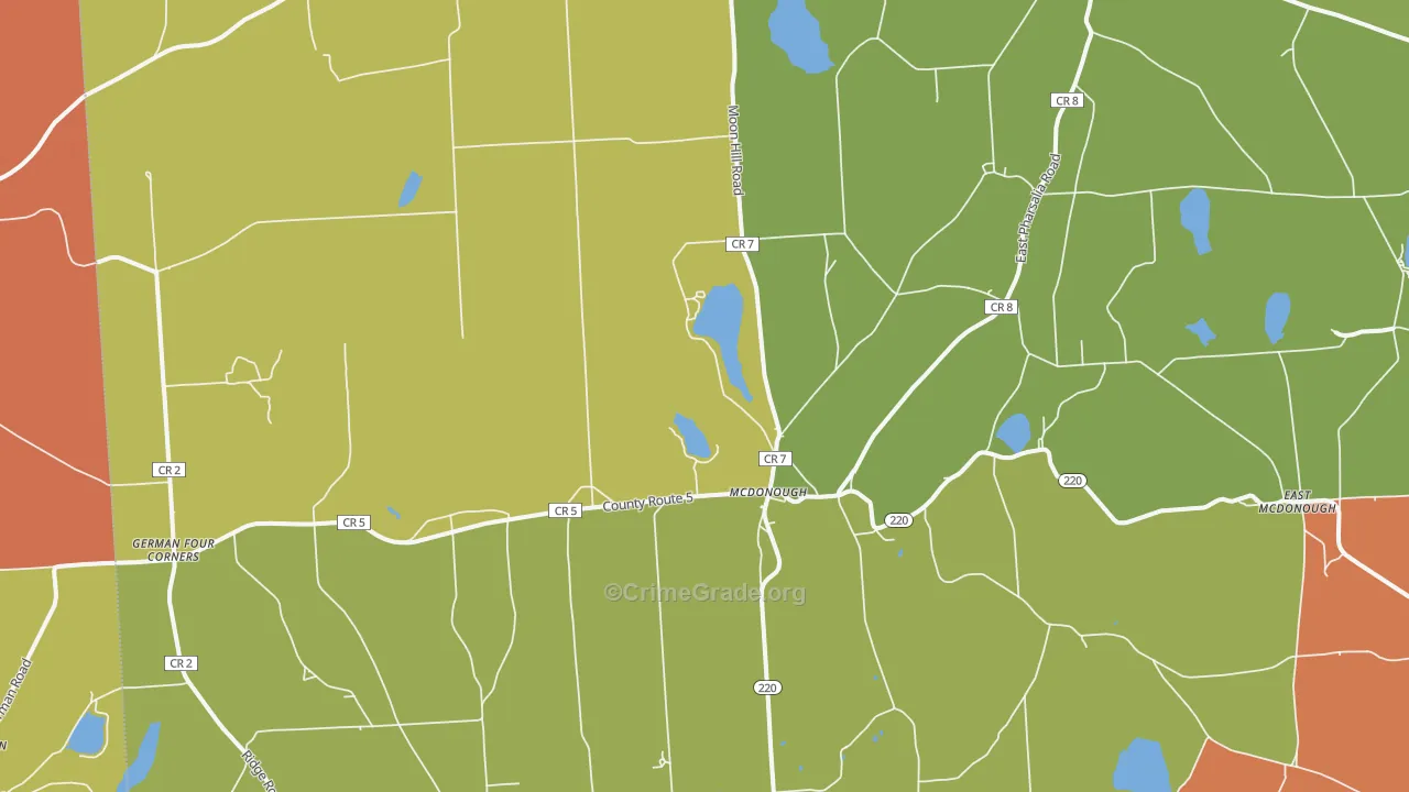 13801, NY Map of Theft Rates