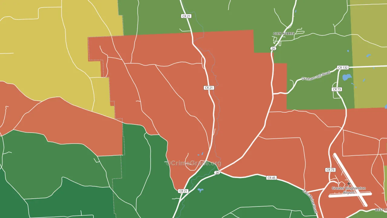 13802, NY Map of Theft Rates