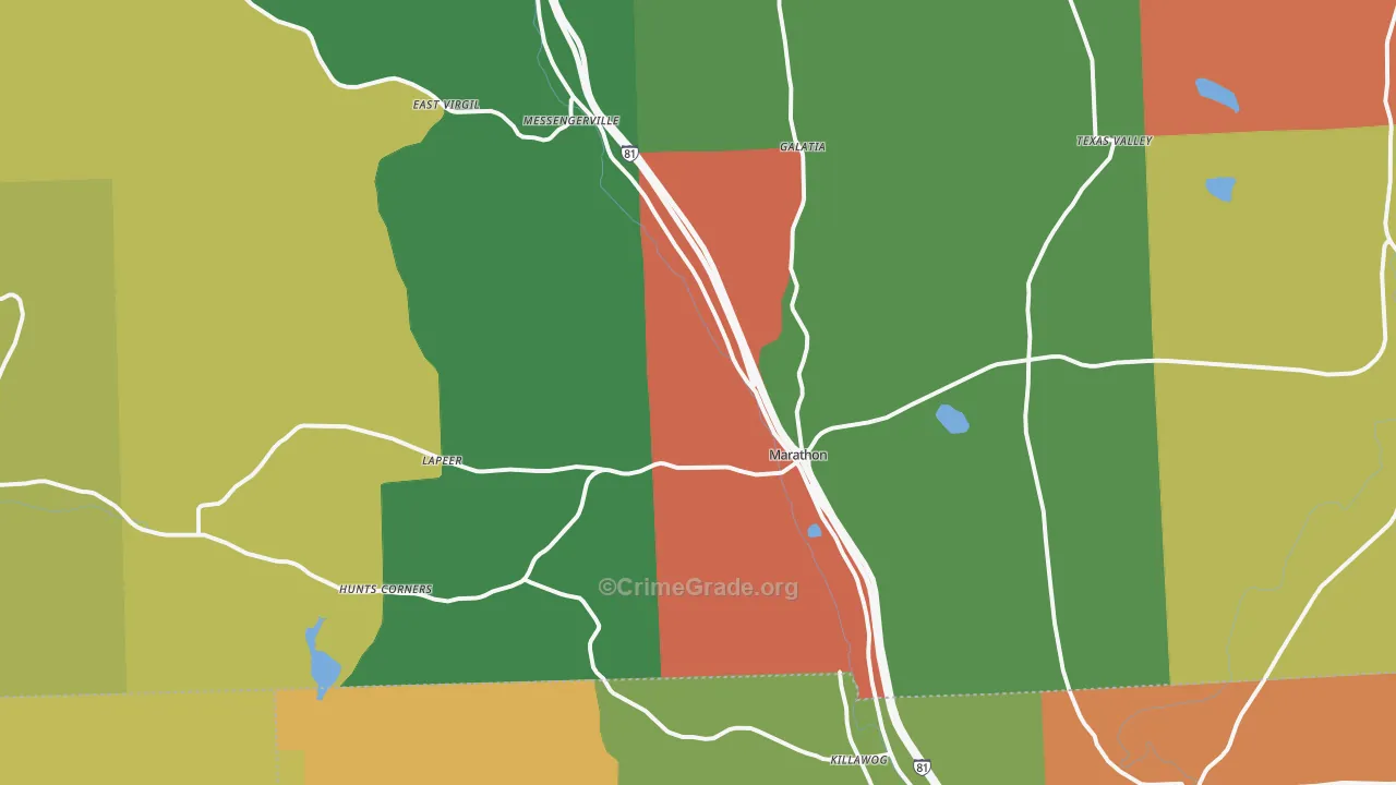 13803, NY Map of Theft Rates