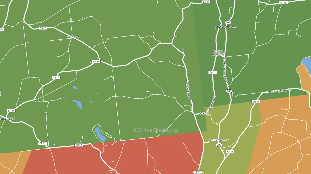 13810, NY Map of Theft Rates
