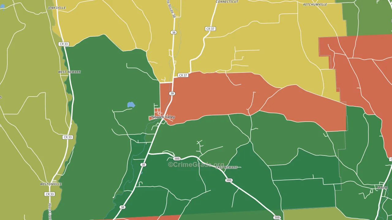 13811, NY Map of Theft Rates