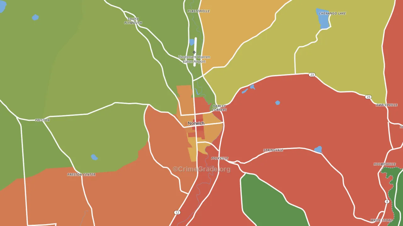 13815, NY Map of Theft Rates