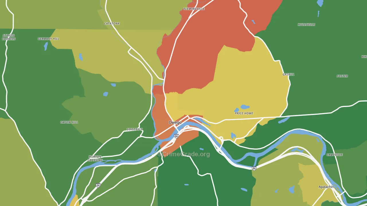 13827, NY Map of Theft Rates