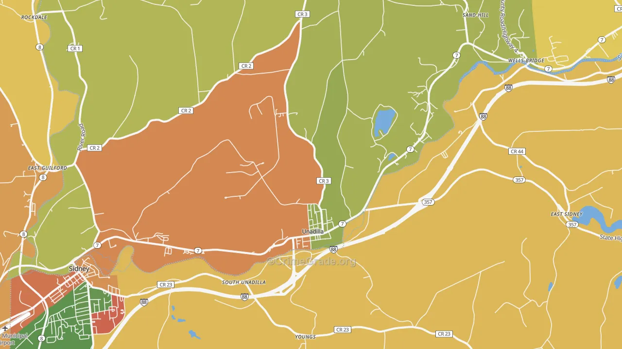 13849, NY Map of Theft Rates