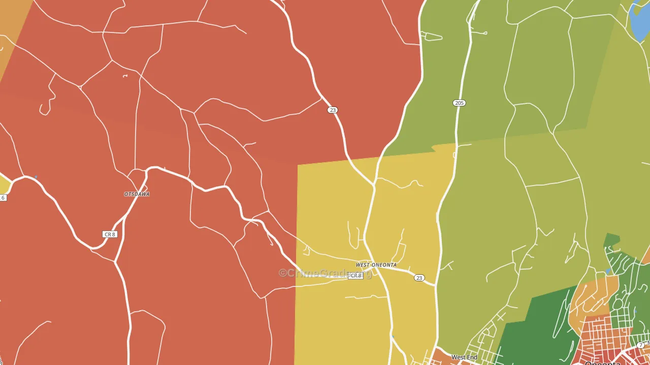 13861, NY Map of Theft Rates