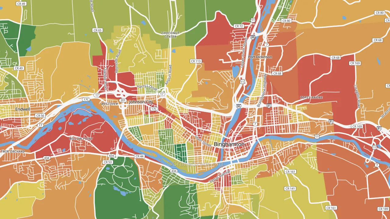 13905, NY Map of Theft Rates