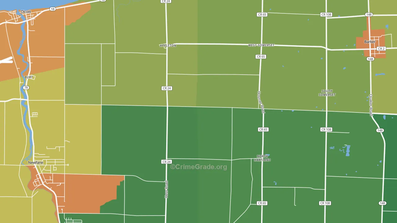 14008, NY Map of Theft Rates