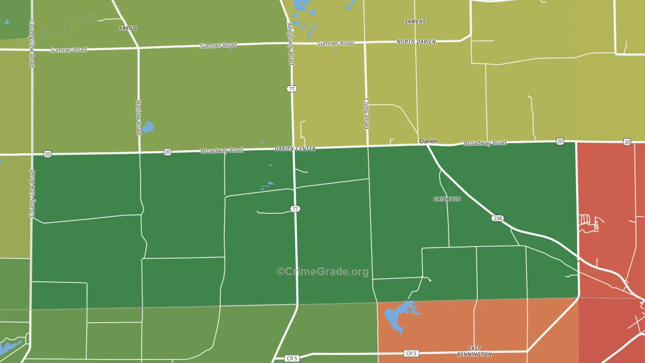 14040, NY Map of Theft Rates