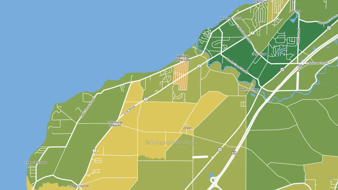 14047, NY Map of Theft Rates