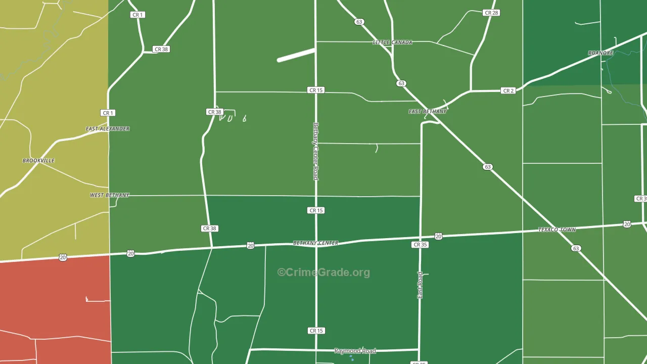 14054, NY Map of Theft Rates
