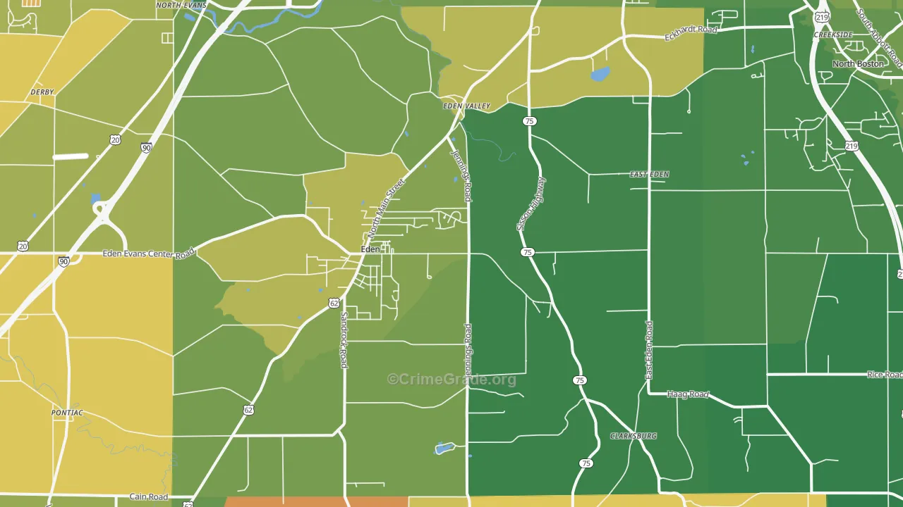 14057, NY Map of Theft Rates