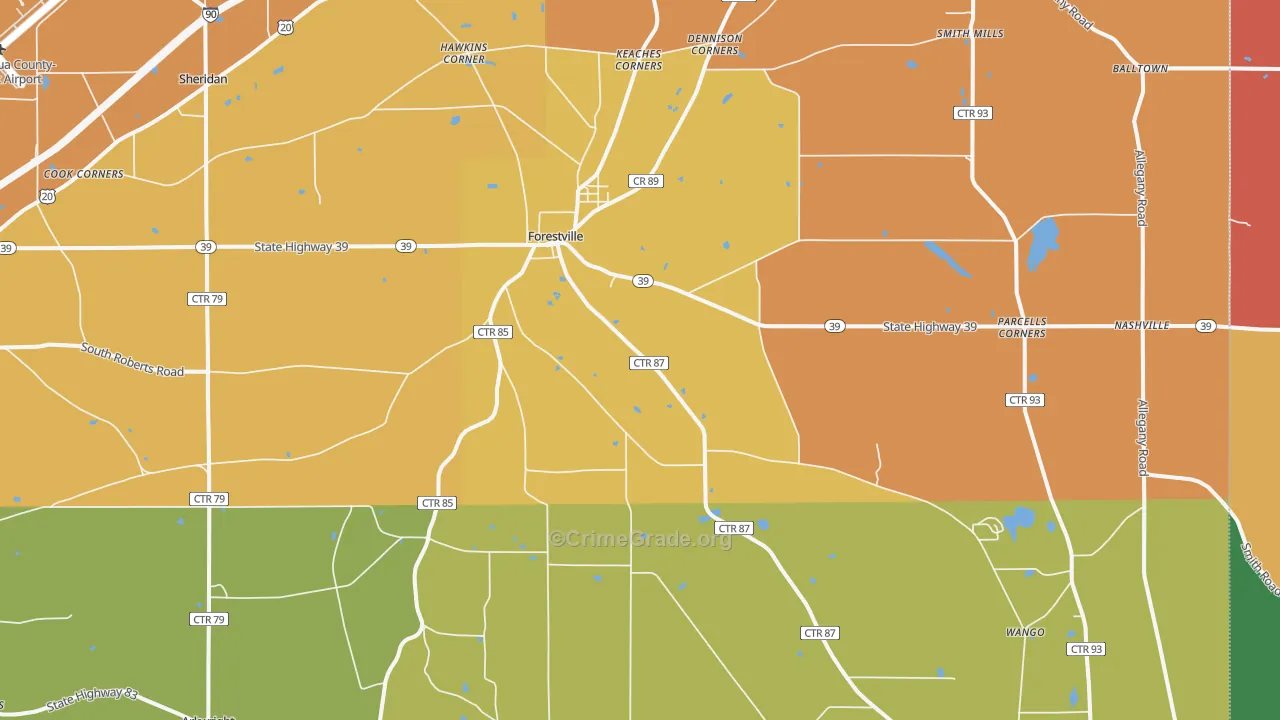14062, NY Map of Theft Rates
