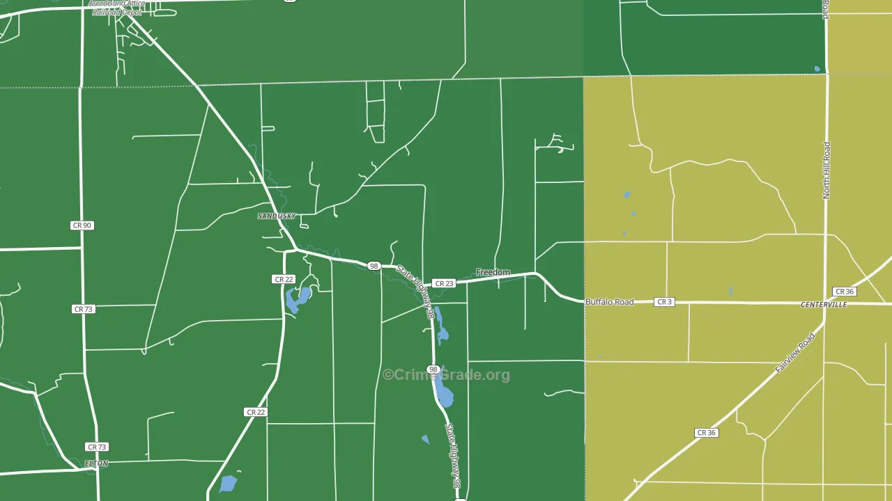14065, NY Map of Theft Rates