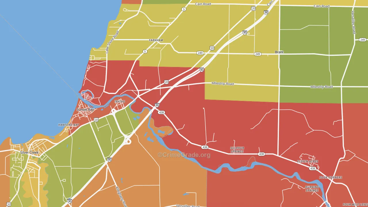 14081, NY Map of Theft Rates
