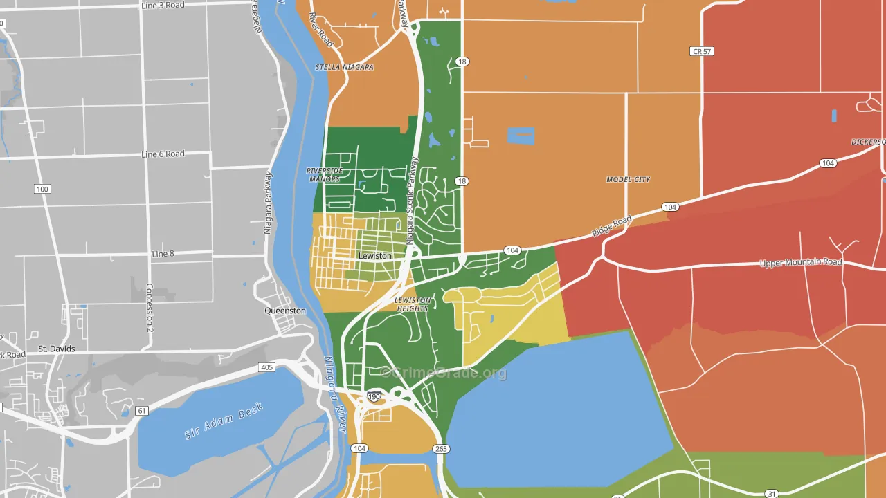 14092, NY Map of Theft Rates