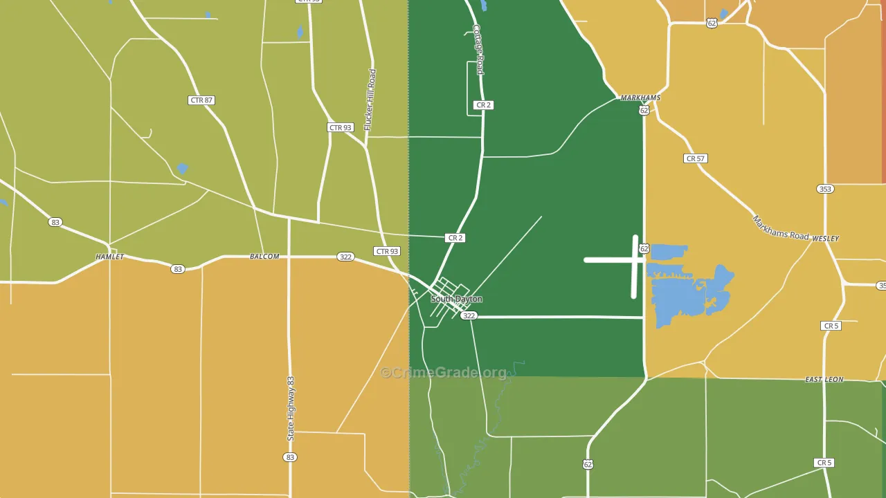 14138, NY Map of Theft Rates