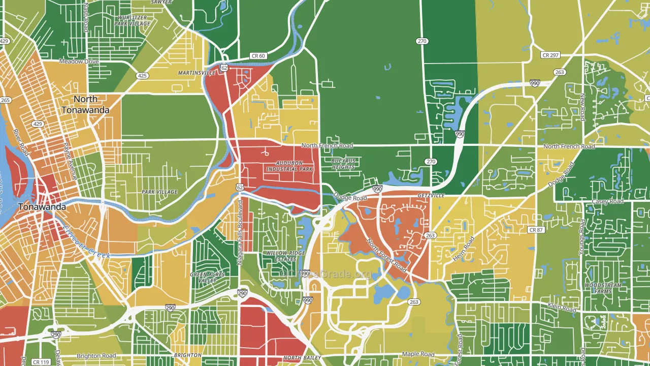 14228, NY Map of Theft Rates
