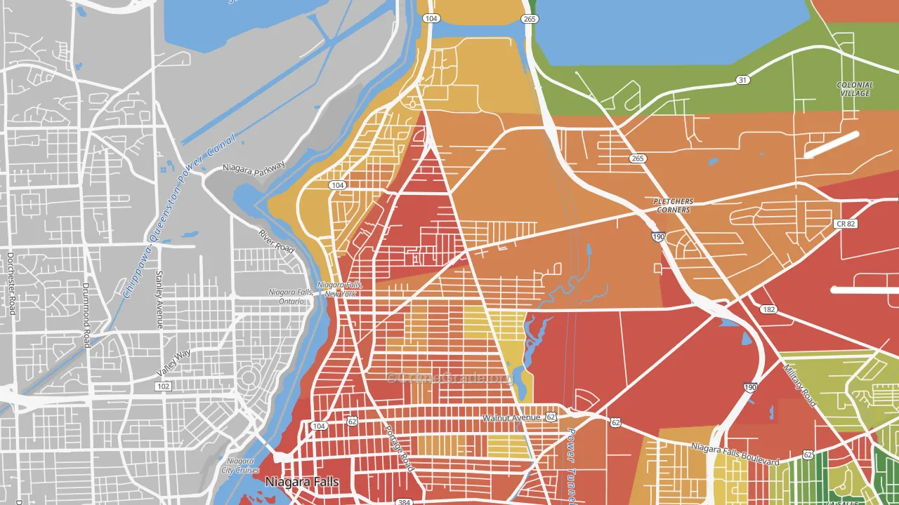 14305, NY Map of Theft Rates