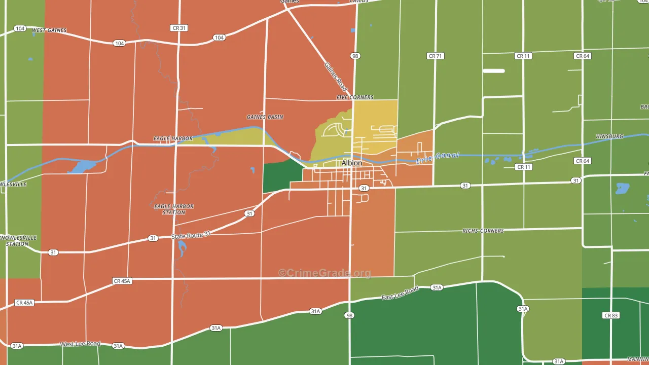 14411, NY Map of Theft Rates