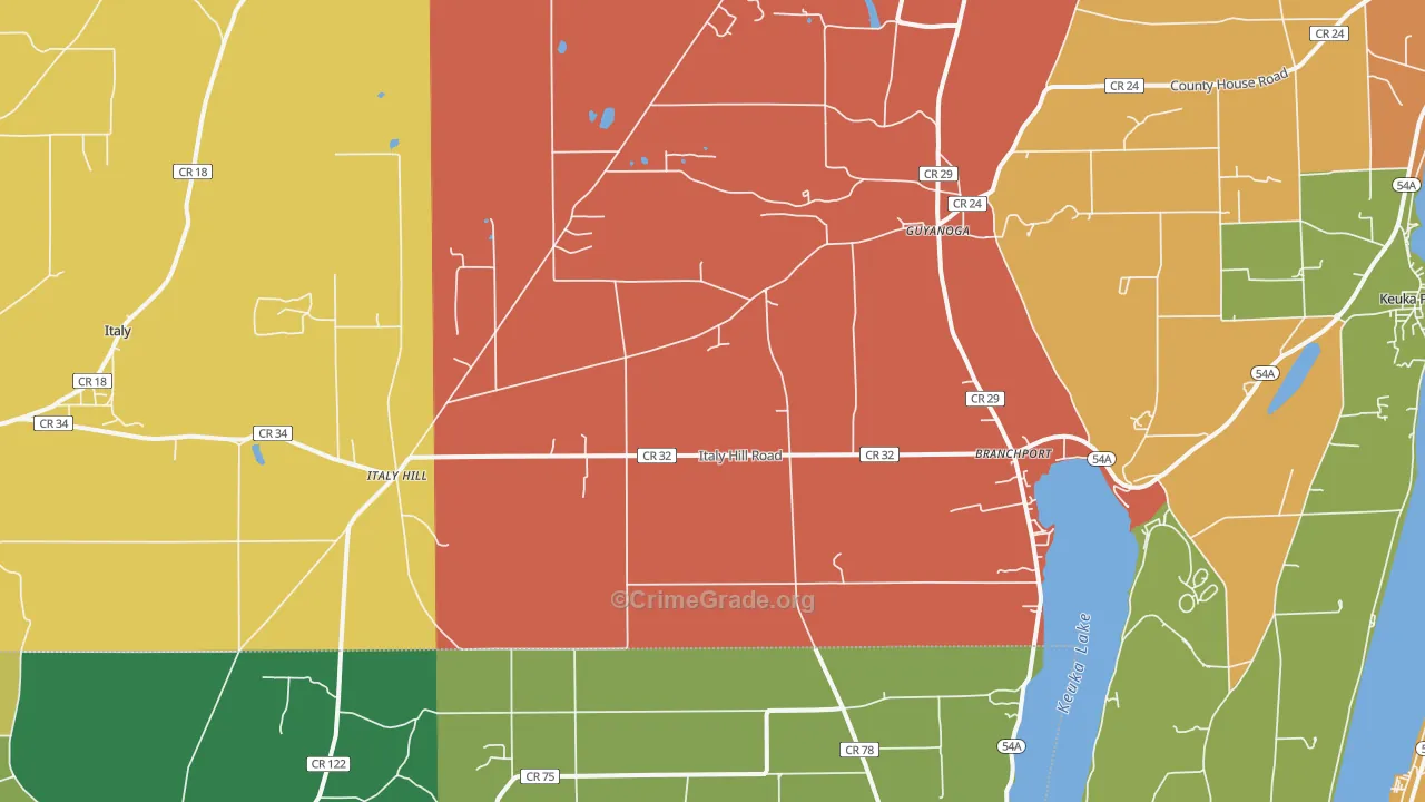 14418, NY Map of Theft Rates