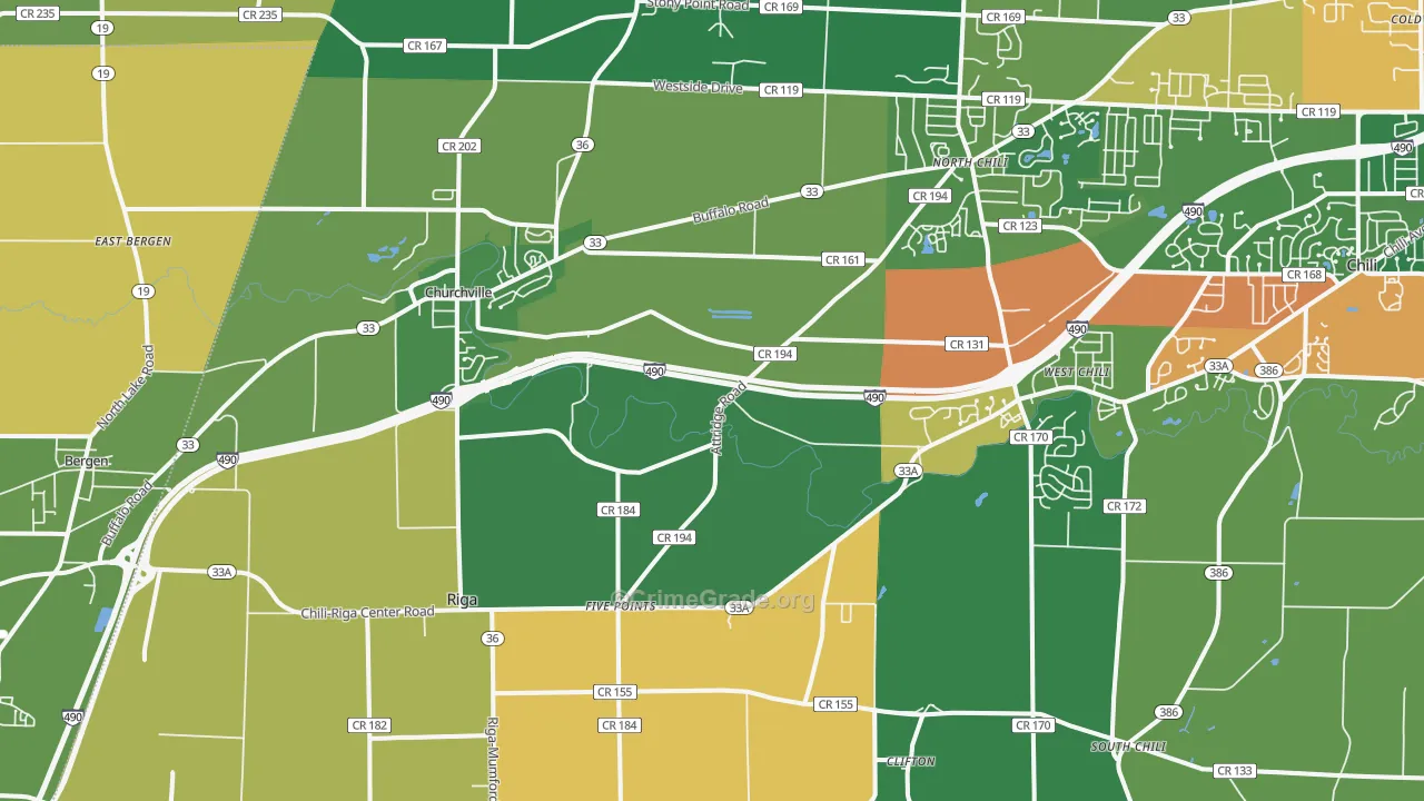 14428, NY Map of Theft Rates