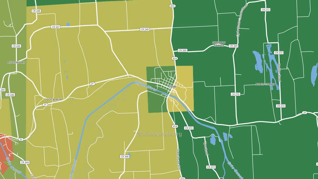 14433, NY Map of Theft Rates