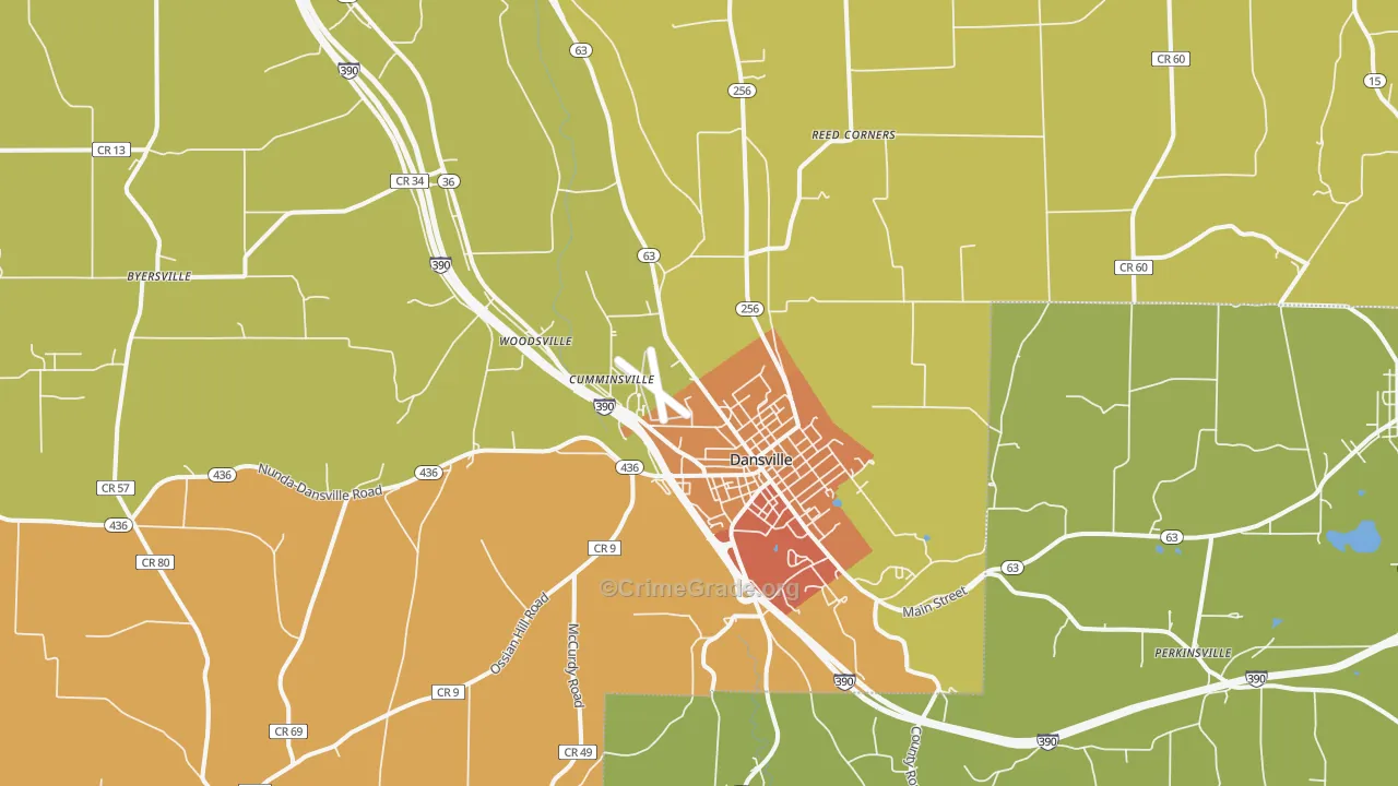 14437, NY Map of Theft Rates