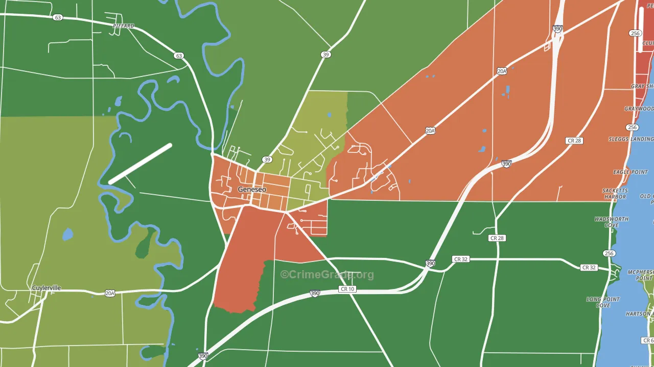 14454, NY Map of Theft Rates