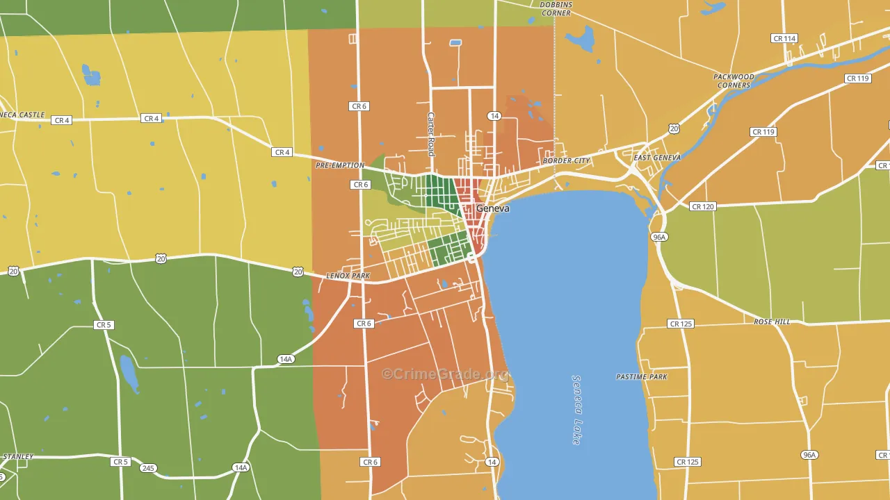 14456, NY Map of Theft Rates
