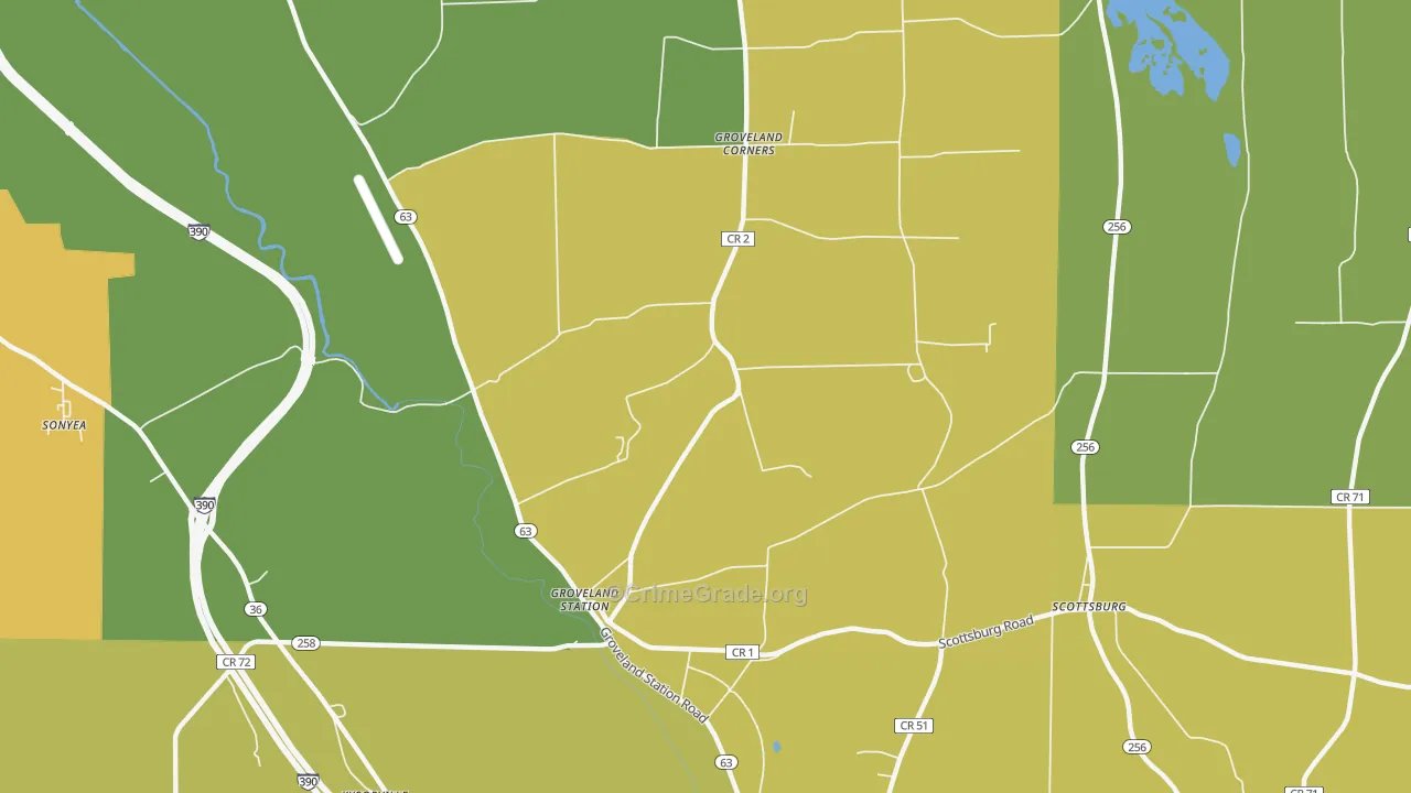 14462, NY Map of Theft Rates