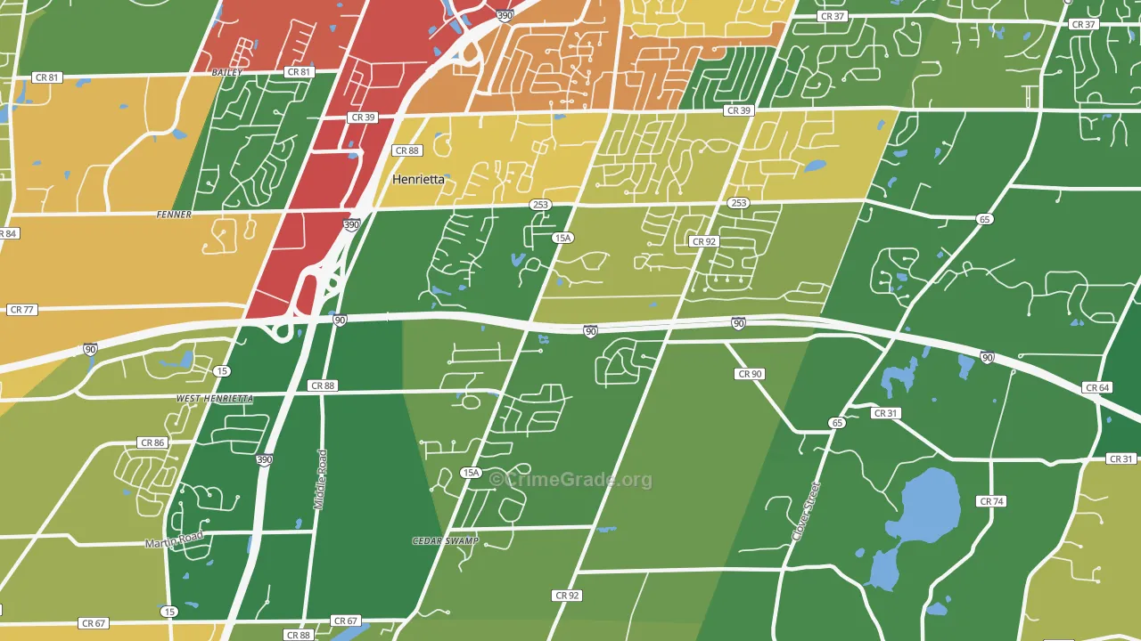14467, NY Map of Theft Rates
