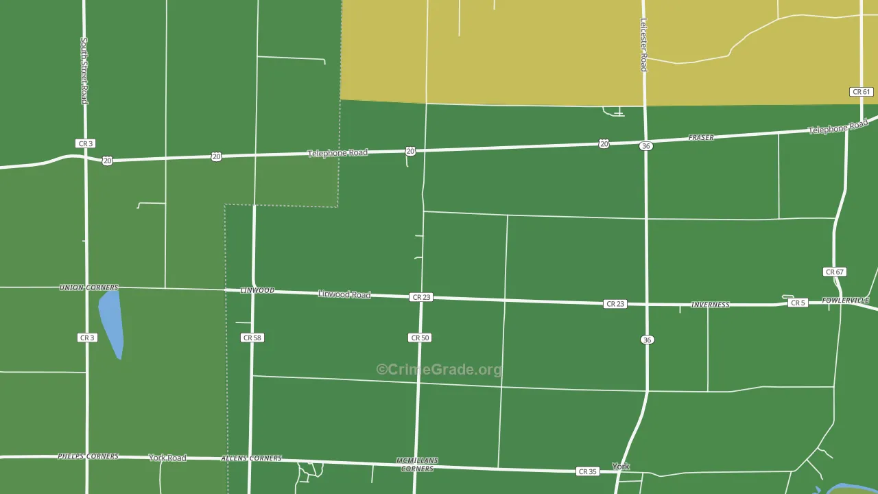14486, NY Map of Theft Rates